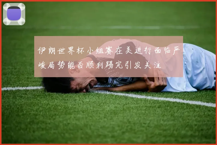 伊朗世界杯小组赛在美进行面临严峻局势能否顺利踢完引发关注